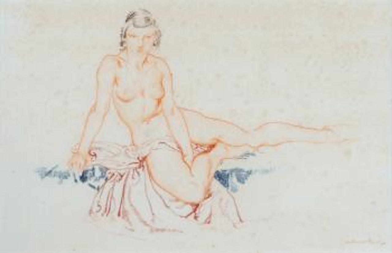 Seated nude by William Russell Flint