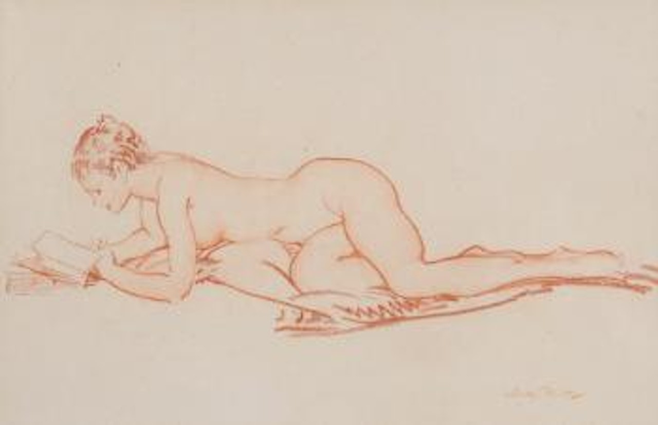 Reclining nude by William Russell Flint