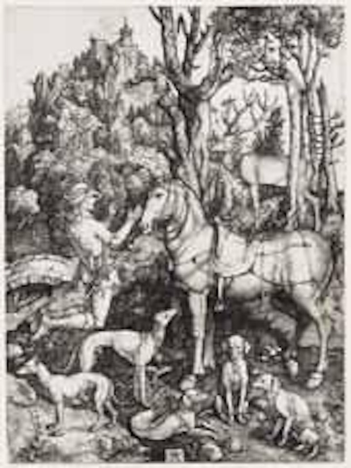 Der hl. Hubertus (Eustachius) by Albrecht Dürer