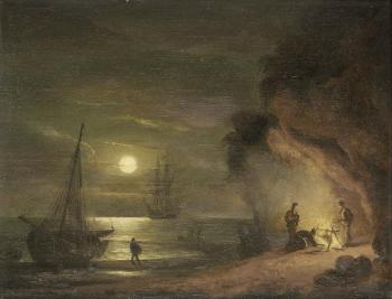 Smugglers by Thomas Luny