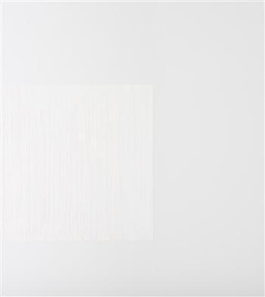 Exposed Painting, Iridescent White by Callum Innes