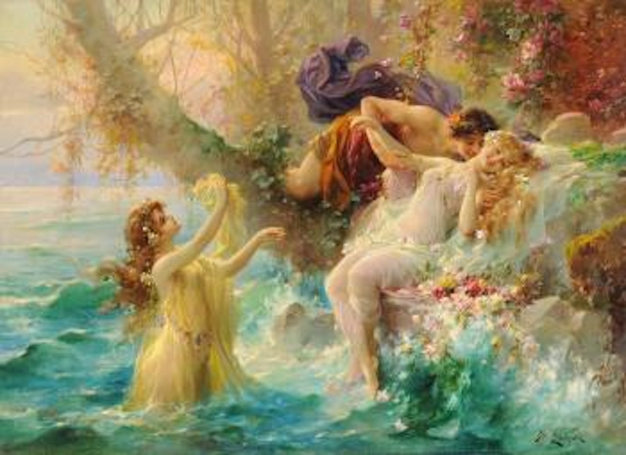 Faun und Nymphen by Hans Zatzka