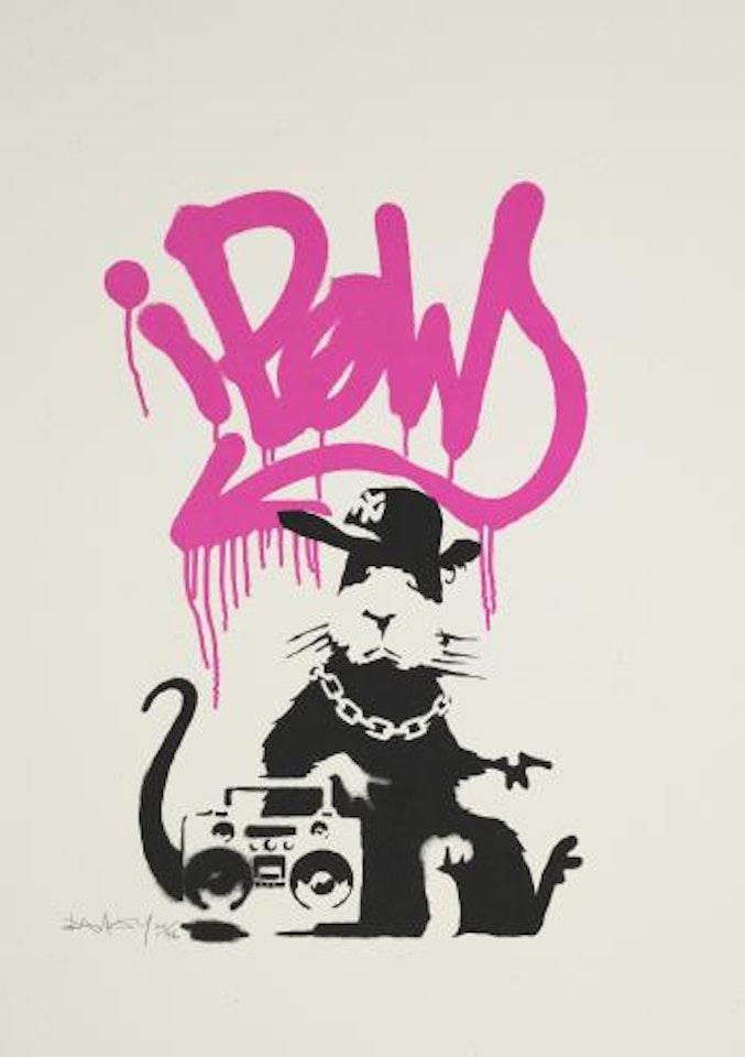 Gangsta Rat by Banksy