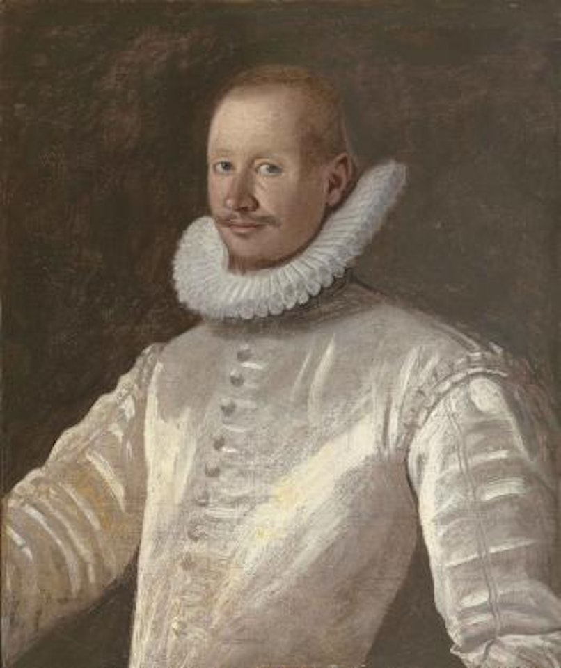Portrait of a man, half-length, in a white doublet with a ruff by BOLOGNESE SCHOOL
