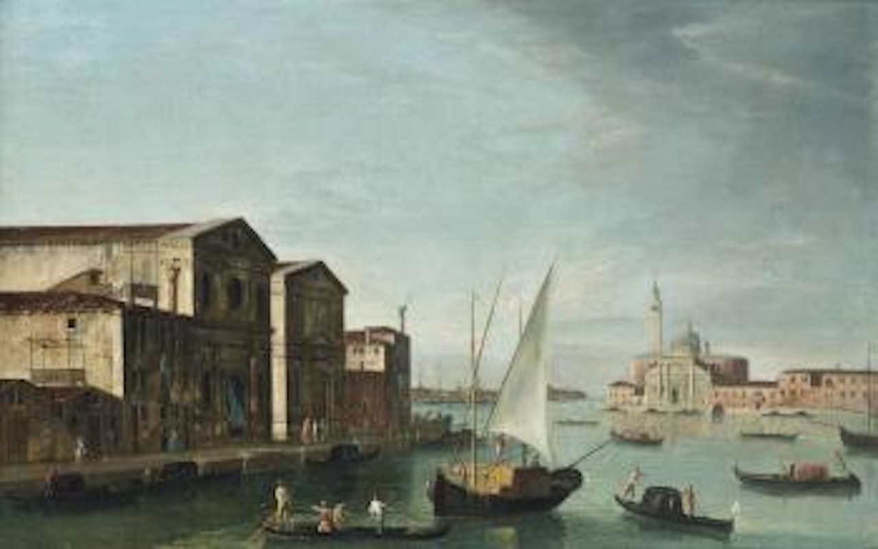 San Giorgio Maggiore, Venice, from the Canale della Giudecca by Apollonio Domenichini