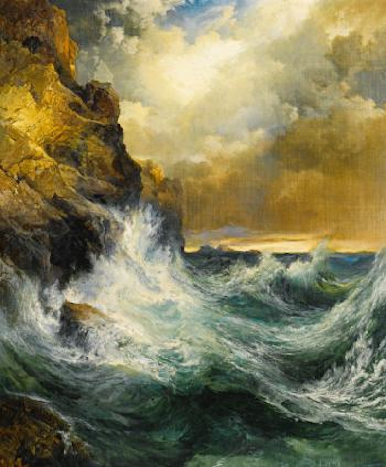 The Receding Wave by Thomas Moran