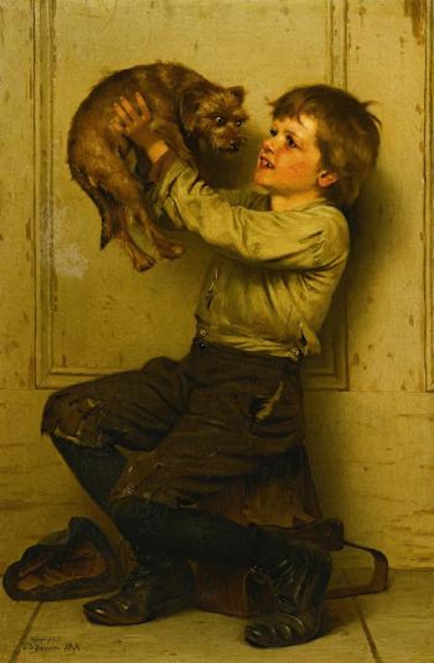 You're a Beauty by John George Brown