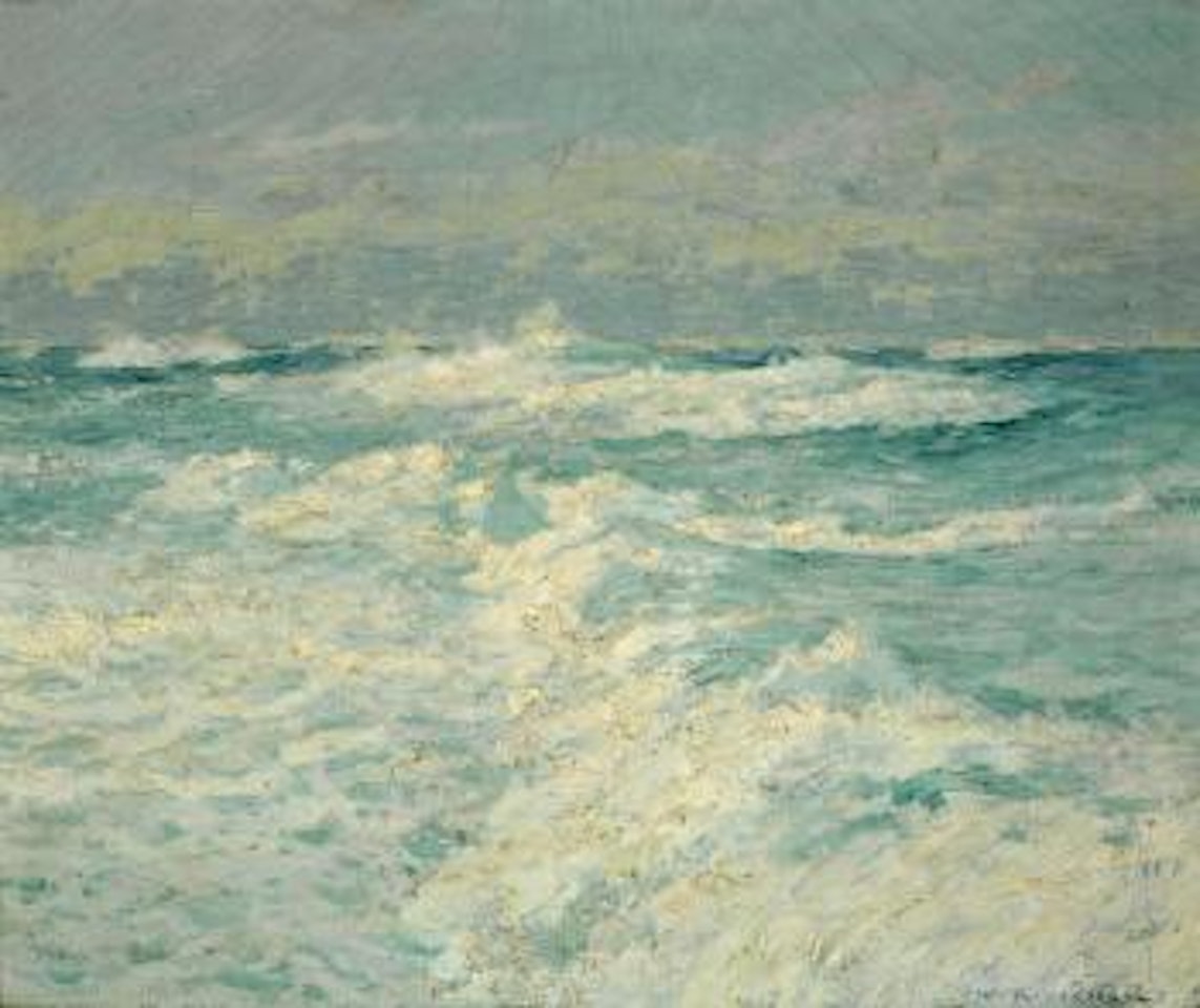 Waves breaking in the sunlight by William Ritschel