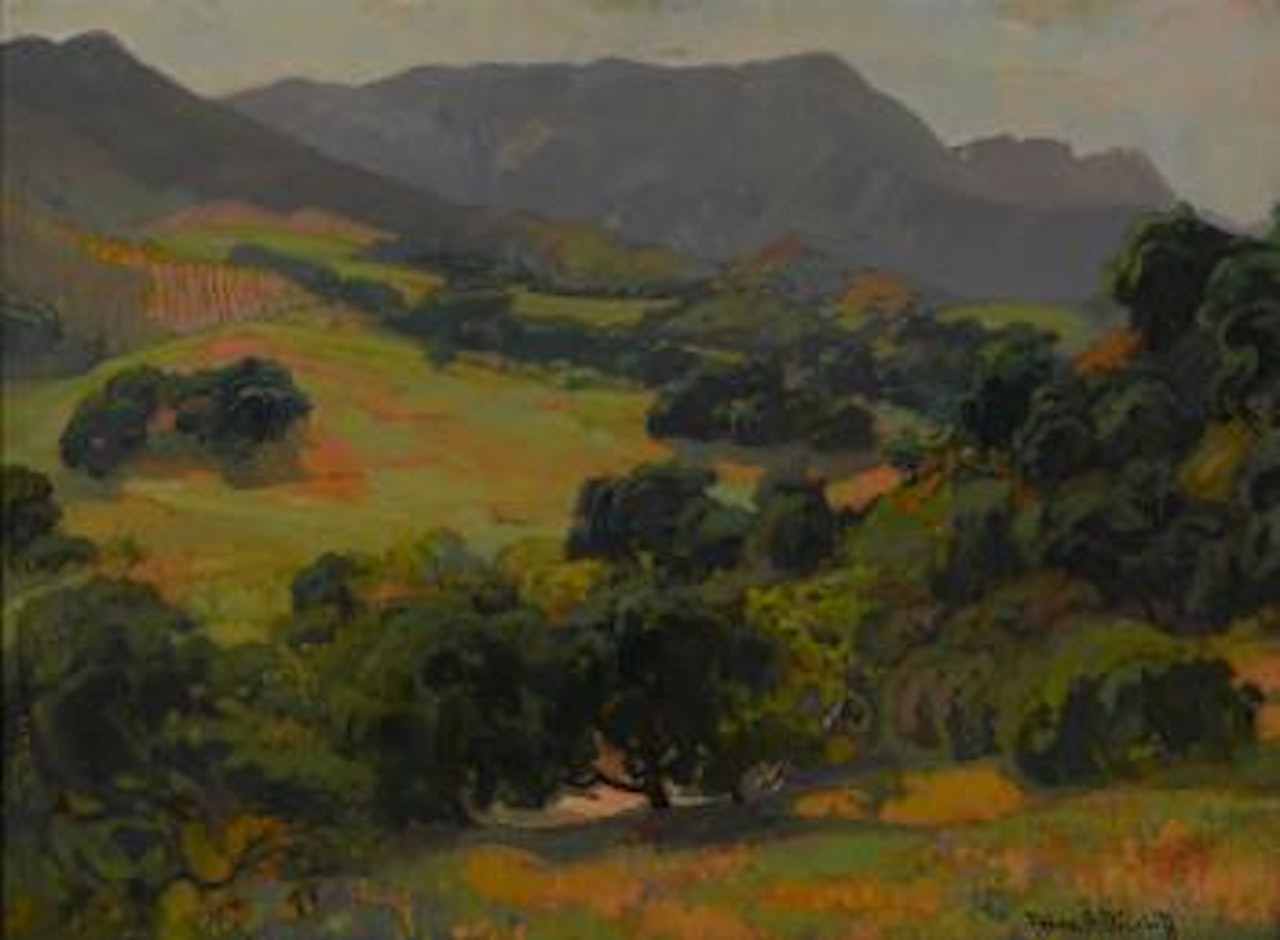 California oaks by Franz A Bischoff