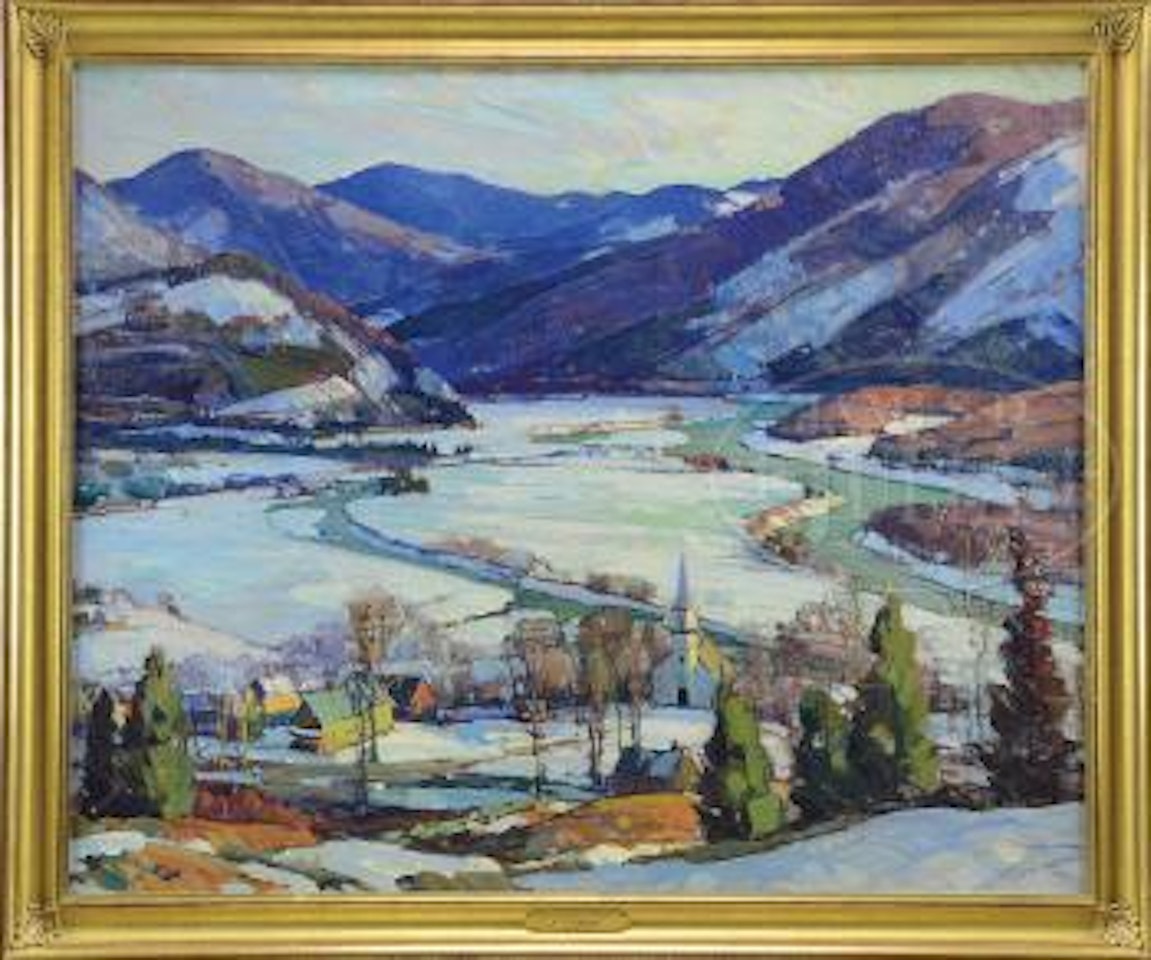 West River Valley, VT by Aldro Thompson Hibbard