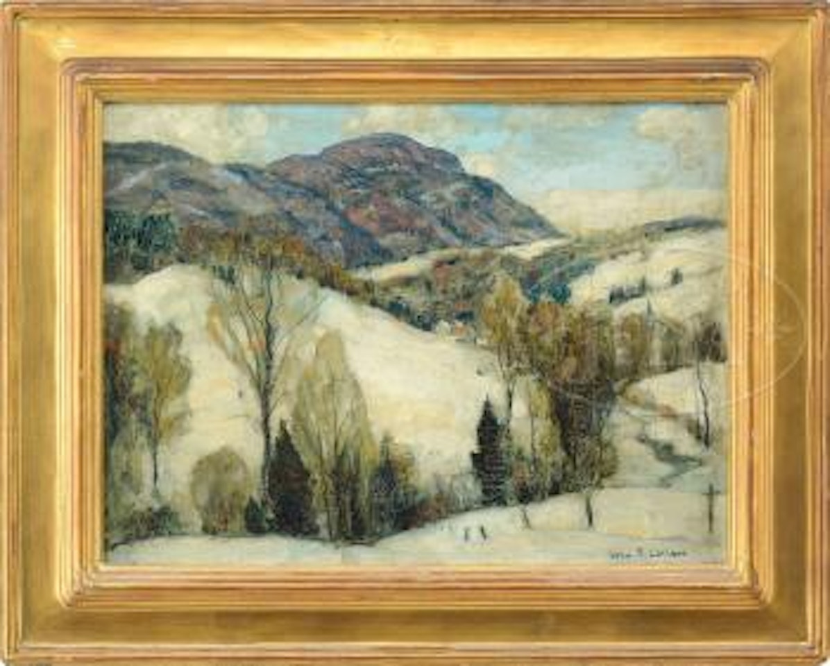 Wintry hills by John Fabian Carlson