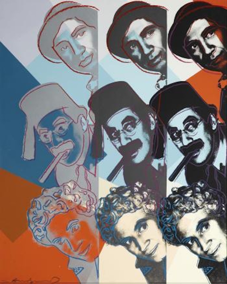 The Marx Brothers, from Ten Portraits of Jews of the Twentieth Century (F./S. II.232) by Andy Warhol