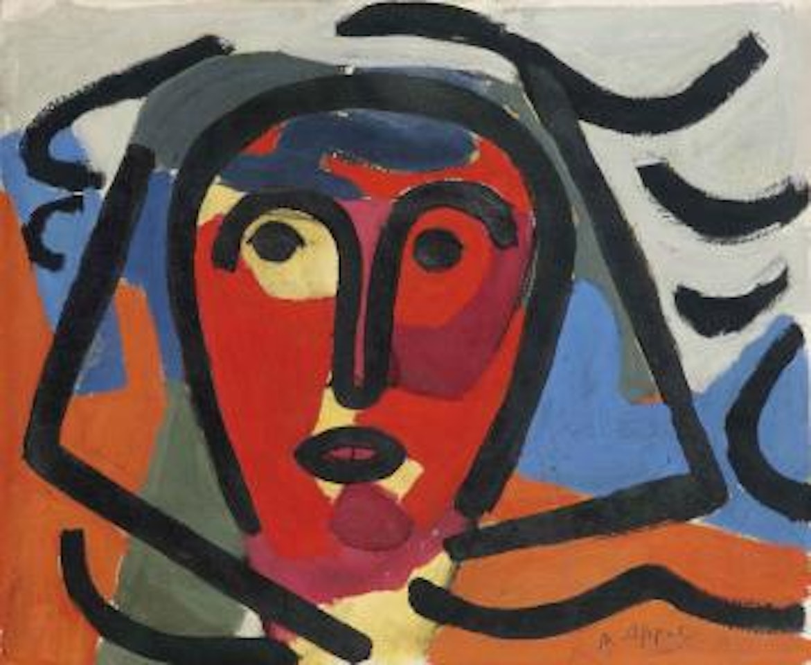 Portret van Tony by Karel Appel