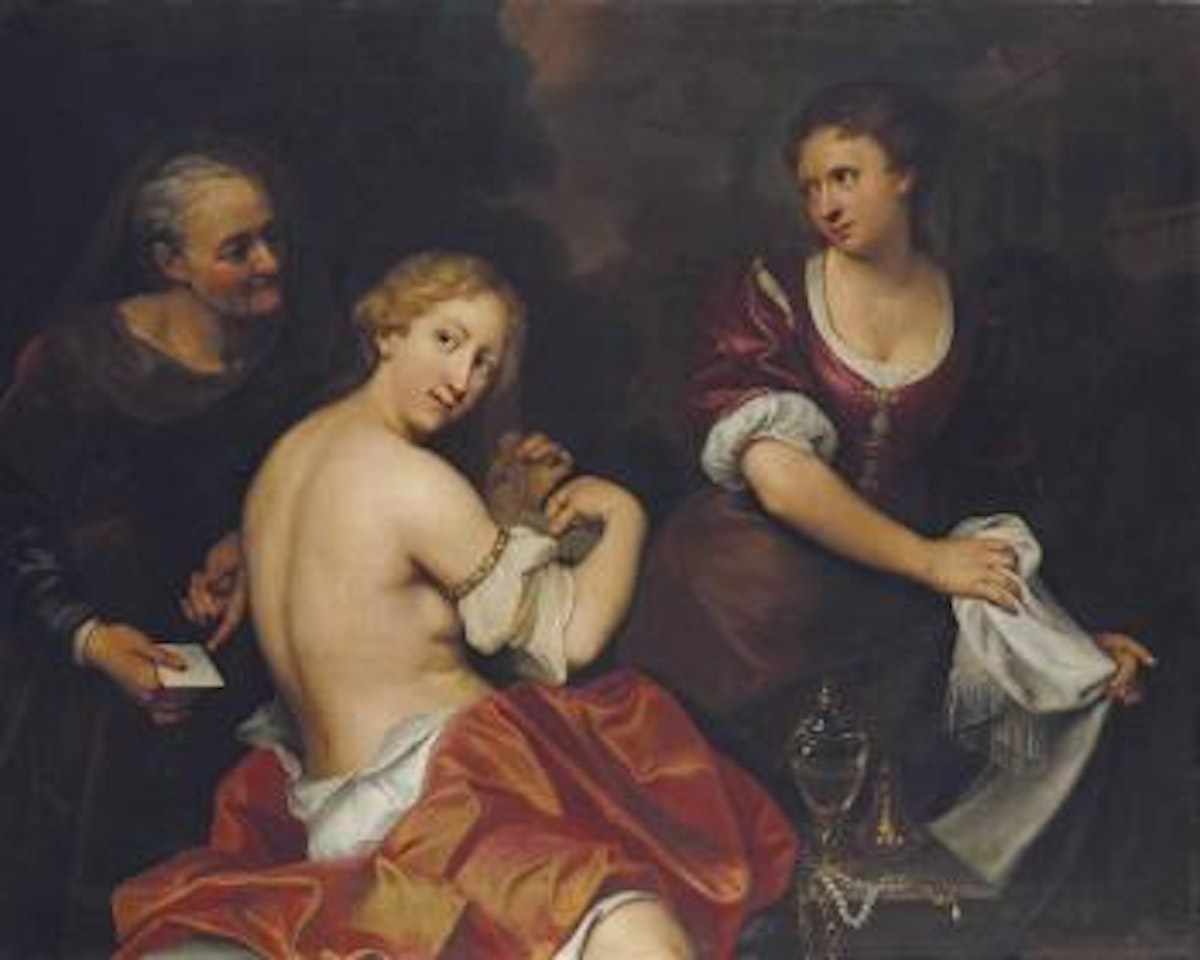 La Toilette de Bethsabée by Dutch School