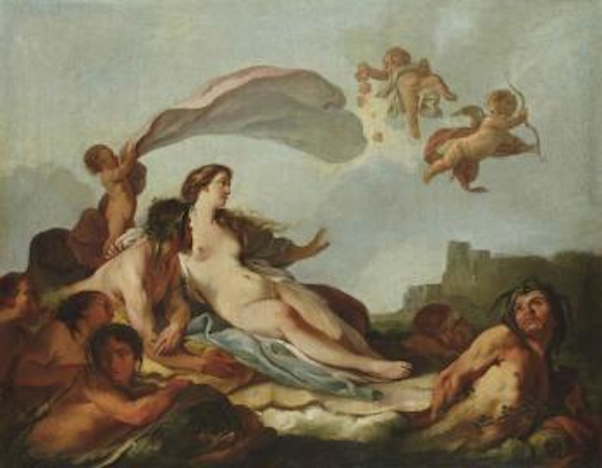 Vénus sur les eaux by Jean Baptiste Marie Pierre