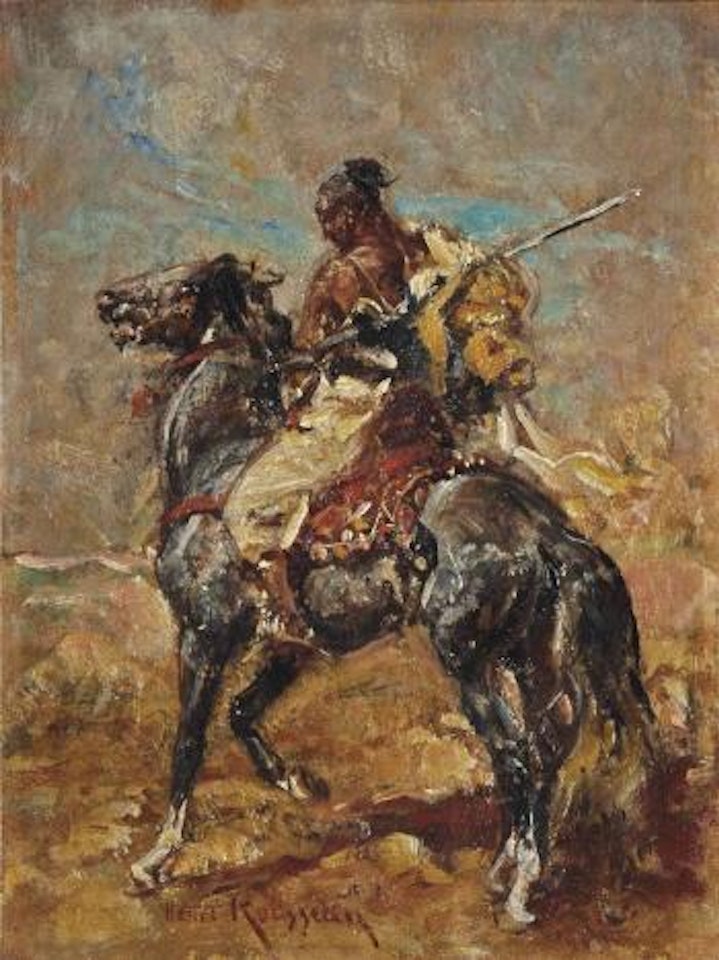 Cavalier oriental by Henri Émilien Rousseau
