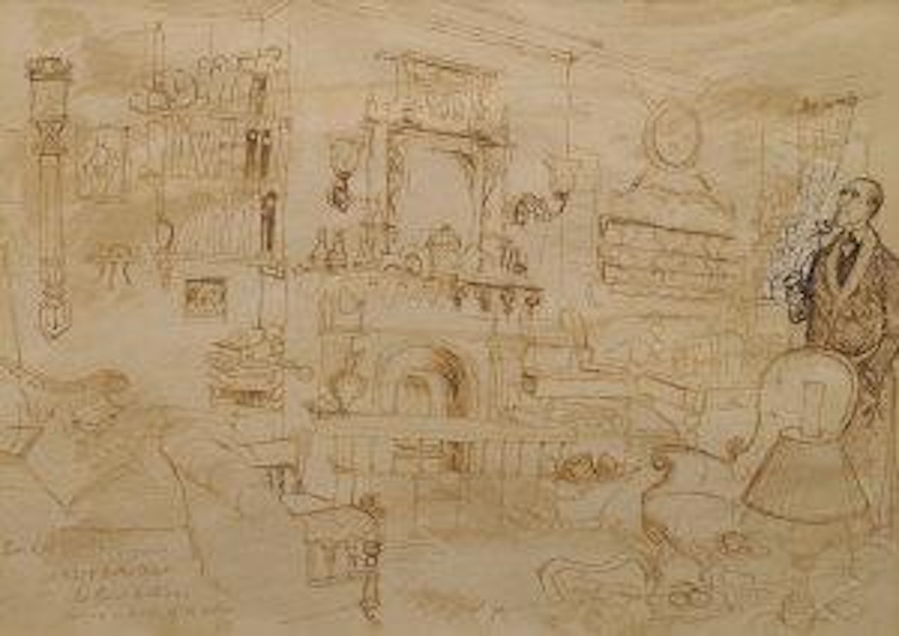 221B Baker Street, Holmes in search of the author by Ronald Searle