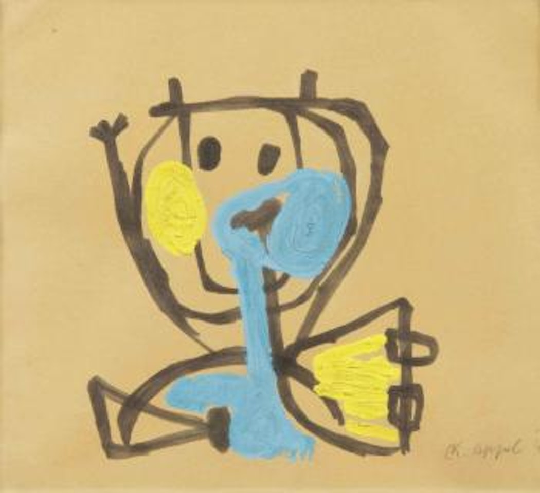 Waving child by Karel Appel