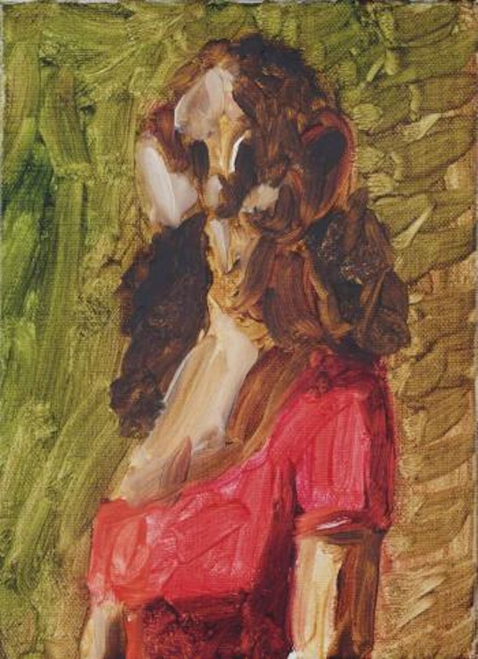 Sitting pod by George Condo