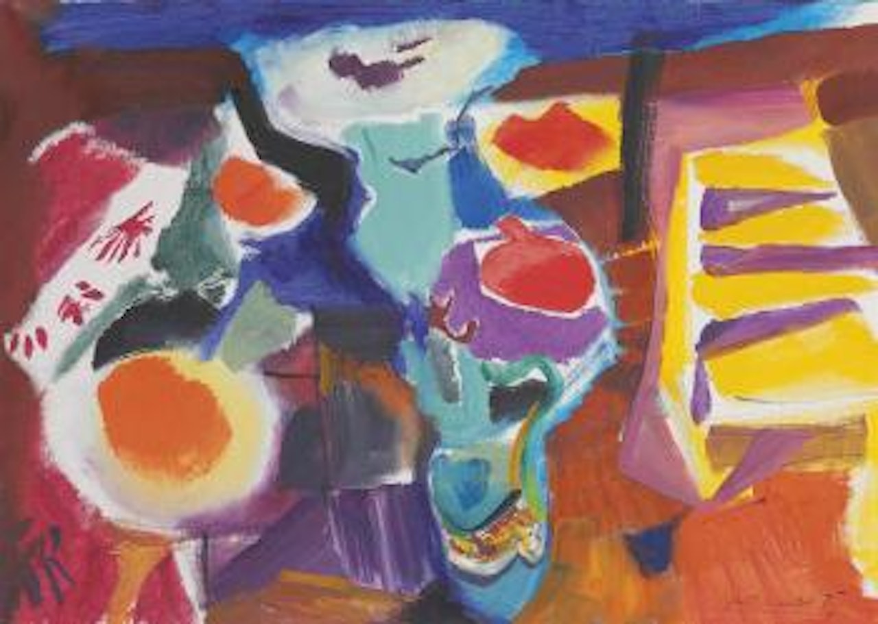 A Standing Jar of Flowers by Ivon Hitchens