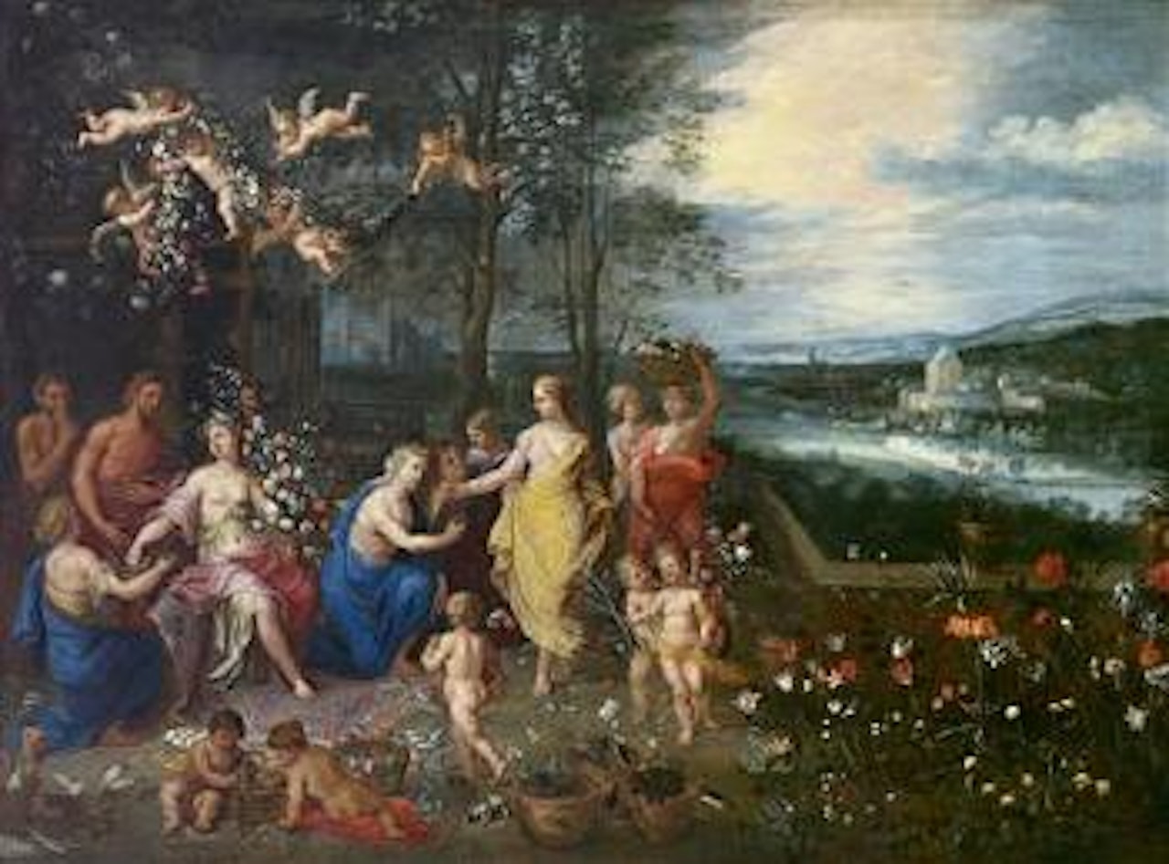 Allegorie des Frühlings. Allegorie des Sommers. Allegorie des Herbstes. Allegorie des Winters by Jan Brueghel the Younger