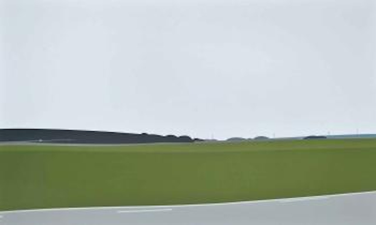 A couple of years ago I flew over Sweden and Norway on the way back from the Far East where I had been working and holidaying with my family for a few weeks. by Julian Opie