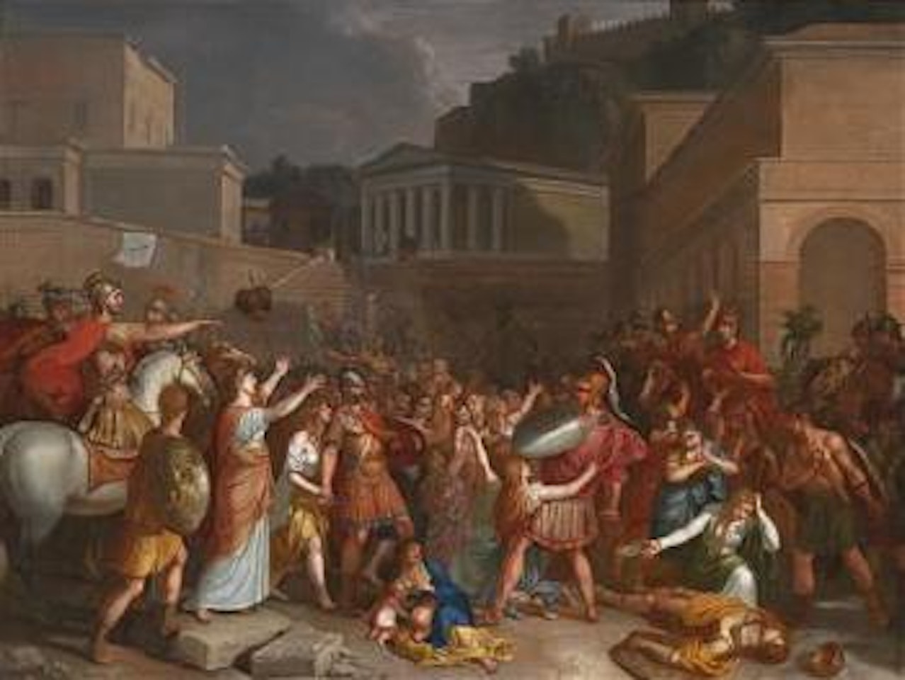 Der Raub der Sabinerinnen by French School