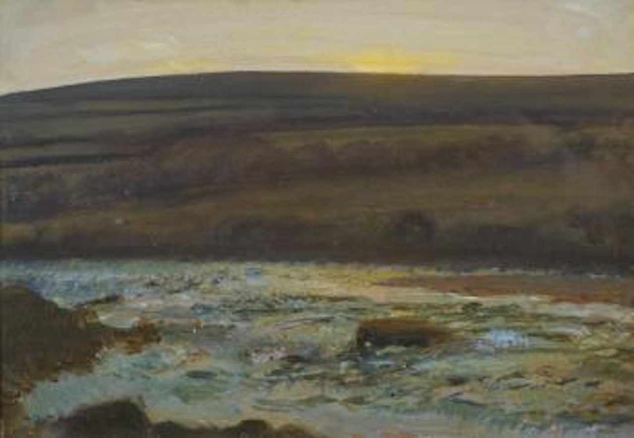 Sundown on Exmoor by Alfred James Munnings