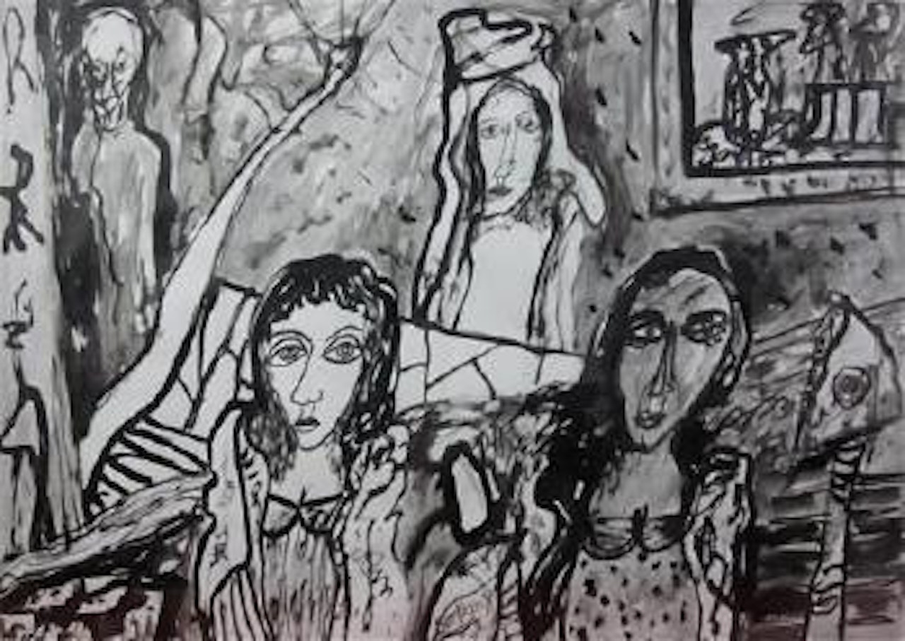 Monochrome Figures II by John Bellany