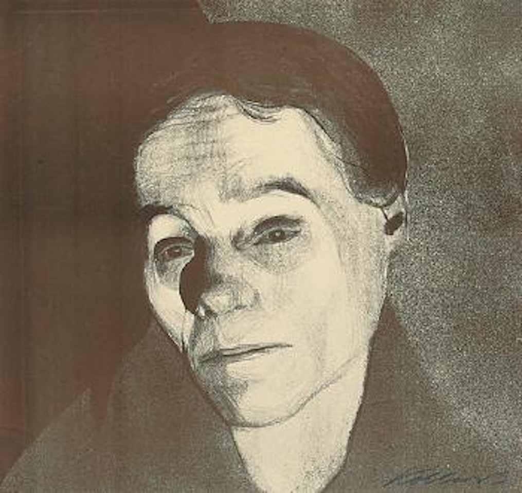 Frauenkopf (Plakat der Deutschen Heimarbeit-Ausstellung, Berlin 1906). by Kathe Kollwitz