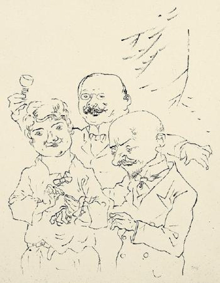 Verlobung by George Grosz