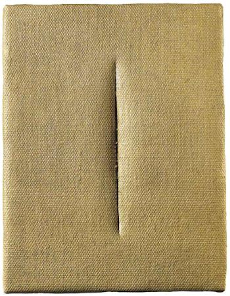 Concetto spaziale, Attesa by Lucio Fontana