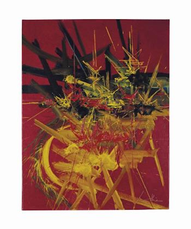 Étoiles de flammes by Georges Mathieu