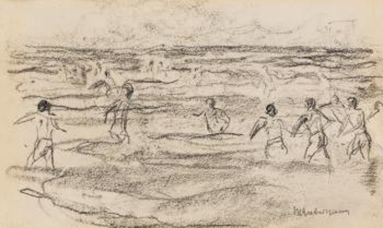 Badende Knaben by Max Liebermann