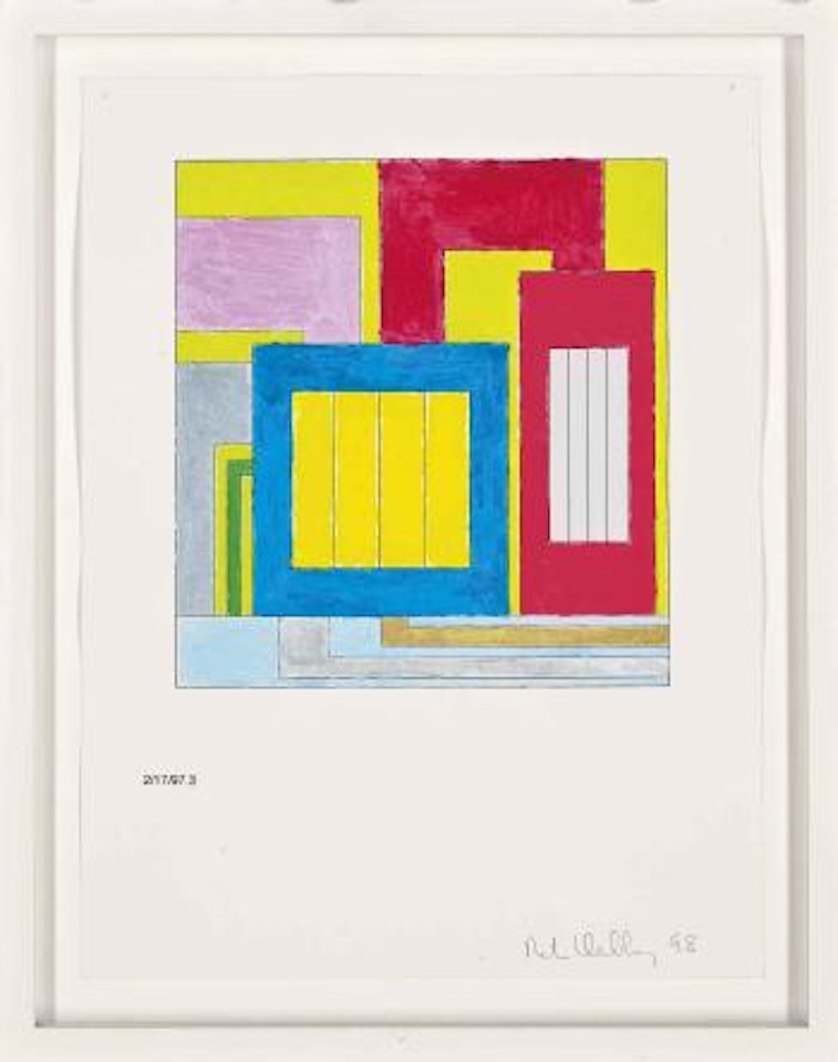 Carte de Voeux 1964 (Personal greeting card by the artist) by Georges Mathieu