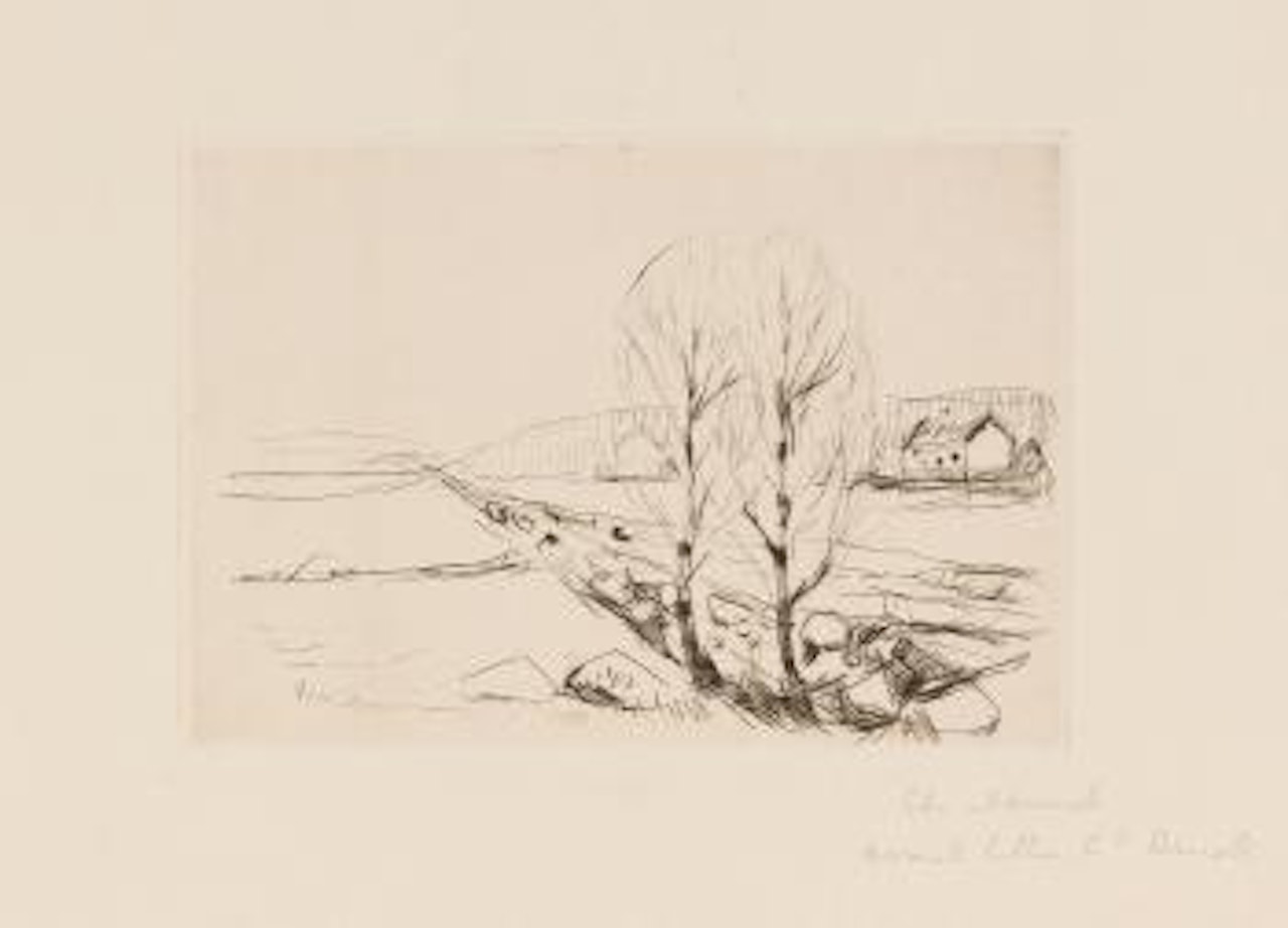 Norwegische Landschaft by Edvard Munch
