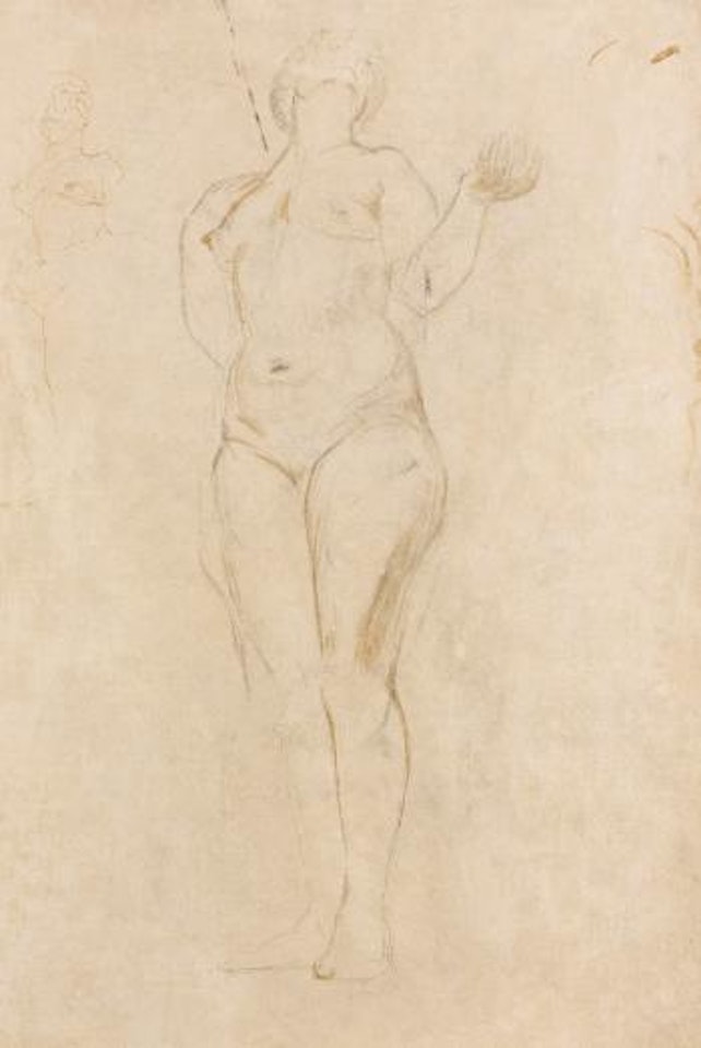 Stehender weiblicher Akt by Henry Moore