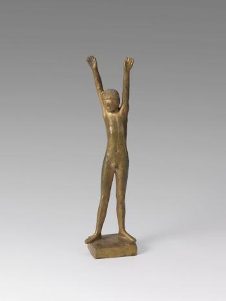 Junge mit erhobenen Armen by Gerhard Marcks