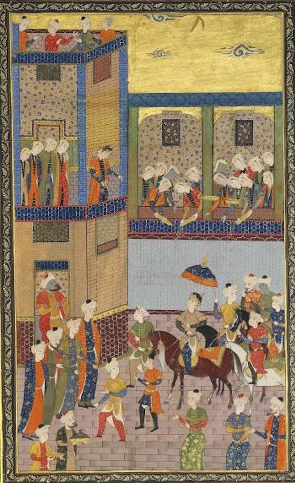 Yusuf Enters The Bazaar In Triumph by Safavid School