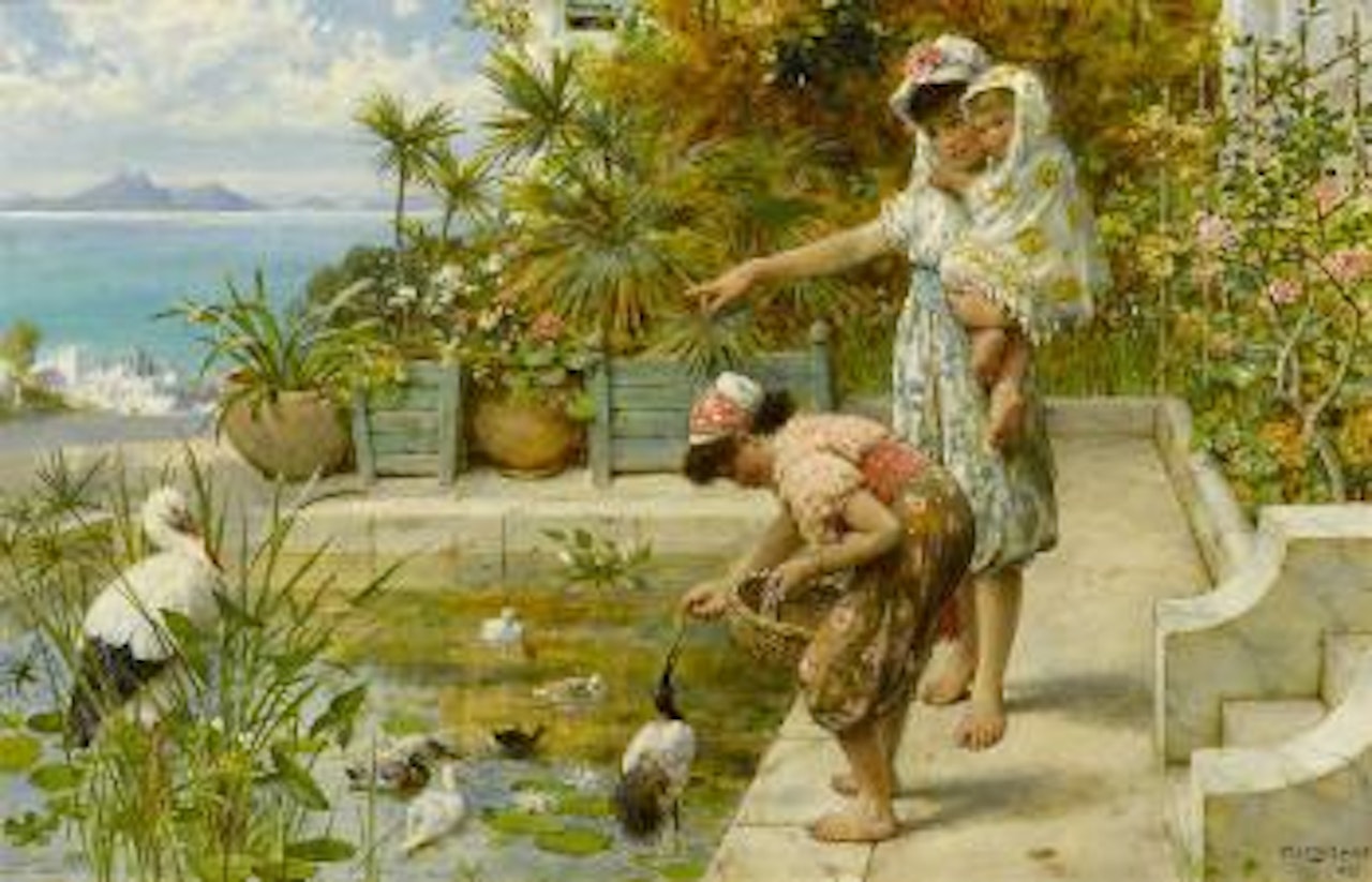 Feeding the ibis by William Stephen Coleman