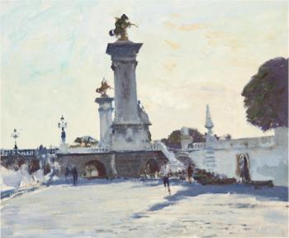 Pont Alexandre III, Paris by Edward Seago