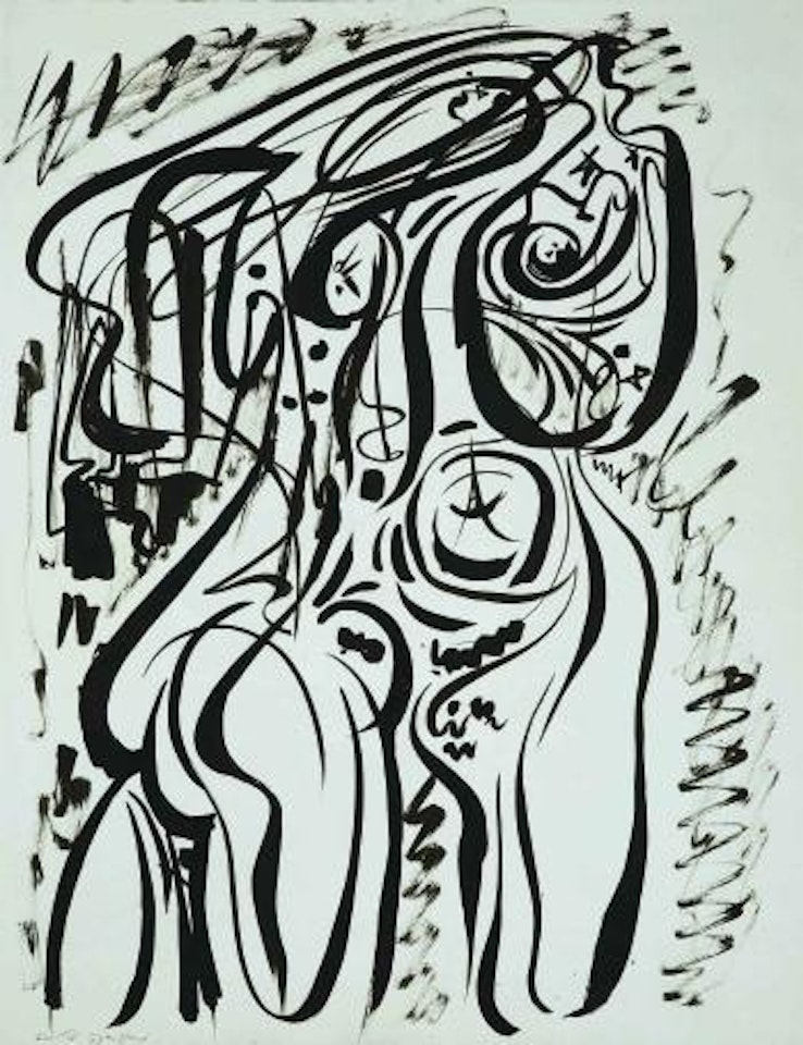 Femme se déshabillant by André Masson