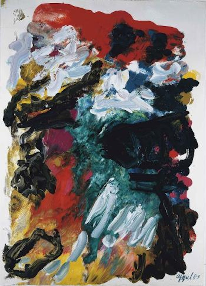 About a landscape by Karel Appel