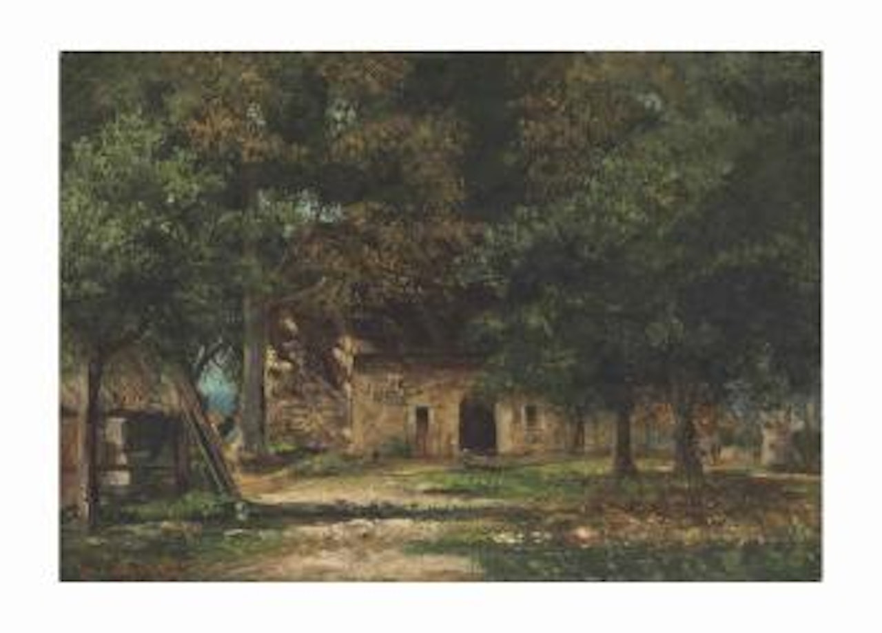 Le jardin de la Mère Toutain à Honfleur by Gustave Courbet