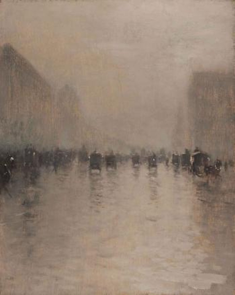 Giorno di nebbia a Londra (Foggy day in London) by Giuseppe de Nittis