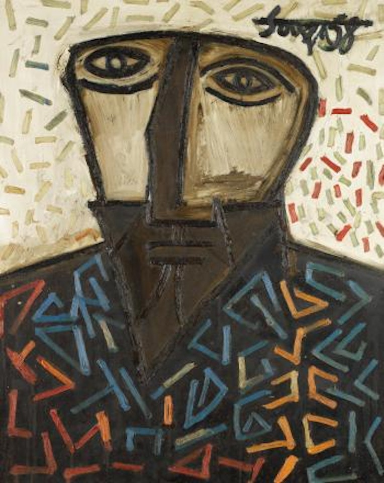 Portrait of John Coplans by Francis Newton Souza