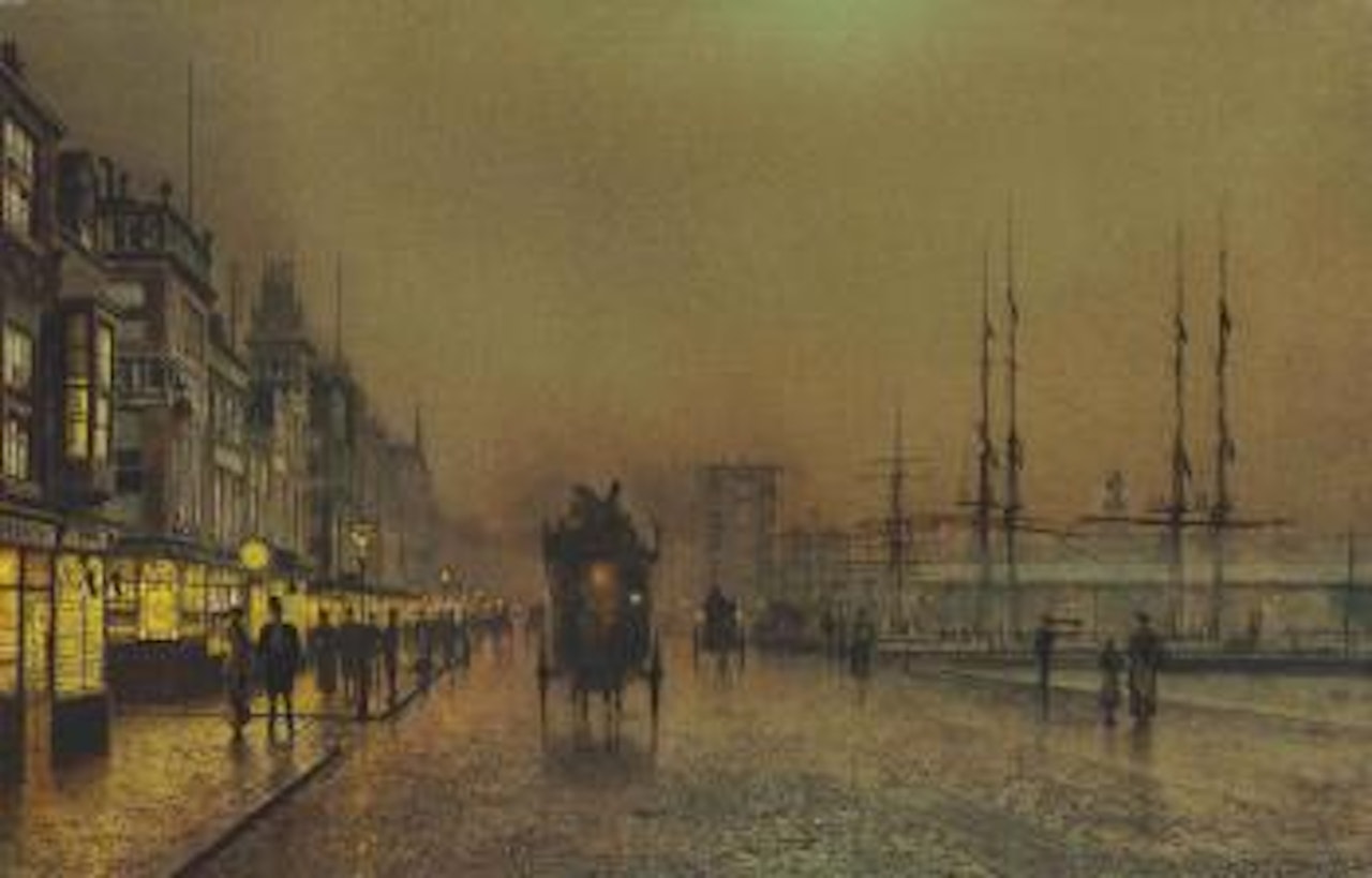 Glasgow Docks by John Atkinson Grimshaw