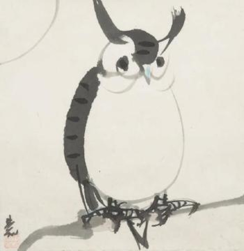 Hibou by Lin Fengmian