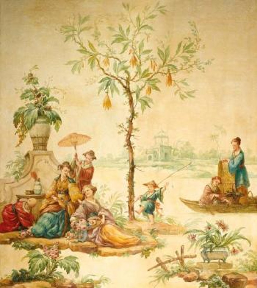Personnages dans le goût dans la Chine by French School