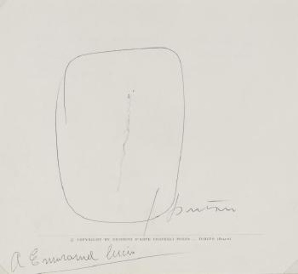 Concetto spaziale by Lucio Fontana